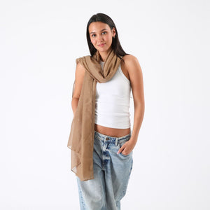 Pañuelo Liso Alvor Café Id