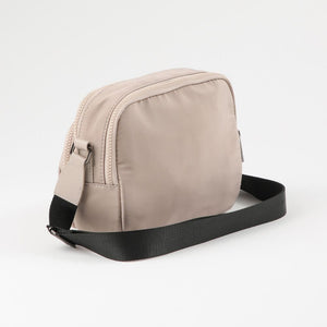 Cartera Bandolera Gijon Nylon beige ID