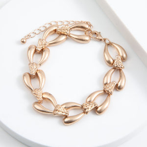 Pulsera Cadena Heart Dorado Tatienne