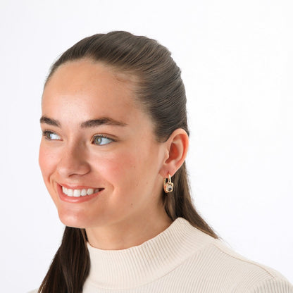 Aros Argollas Lia Dorado I-D