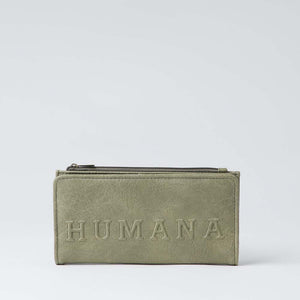 Billetera Grande Sparkle Verde Humana