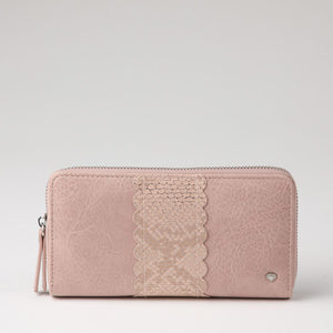 Billetera grande Ottavia Ecocuero rosado ID