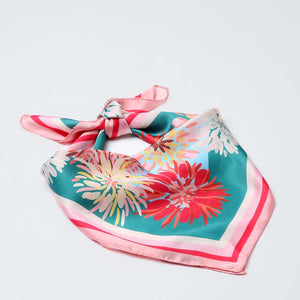 Bandana Floral Rojo i-D