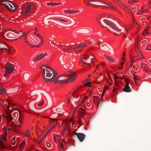 Pañuelo Estampado Valencia Rosada Humana