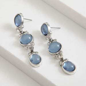 Aros Largo Lumiere Plateado Tatienne