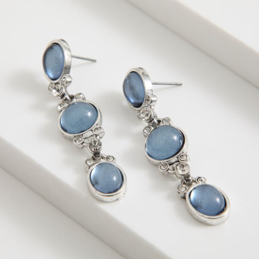 Aros Largo Lumiere Plateado Tatienne