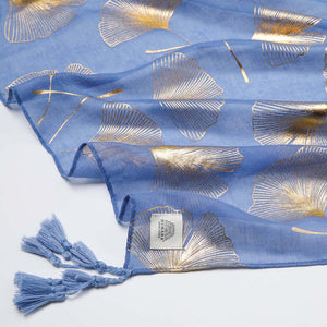 Pañuelo Liso Cáeres Azul Humana