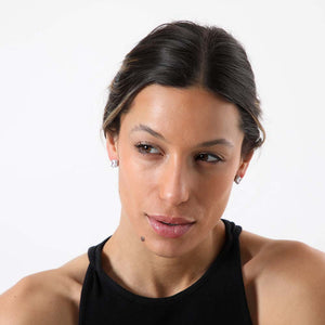 Aros Pegado Lagos Plateado Humana