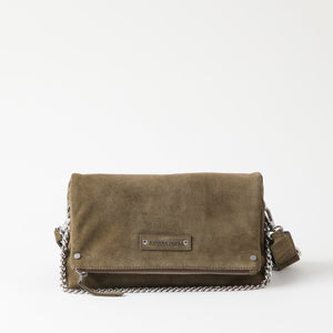 Cartera Cuero Cruzada Amsterdam Olive