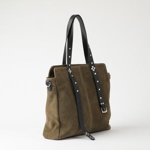 Cartera Cuero Hombro Budapest Olive
