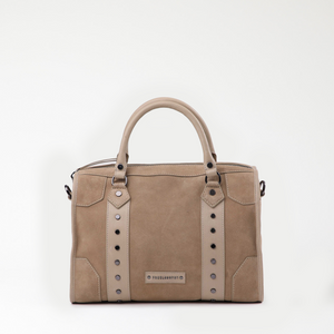 Cartera Cuero Hombro Viena Beige