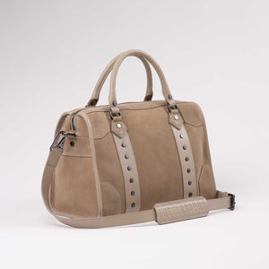 Cartera Cuero Hombro Viena Beige