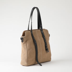 Cartera Cuero Hombro Budapest Beige