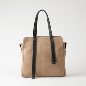 Cartera Cuero Hombro Budapest Beige