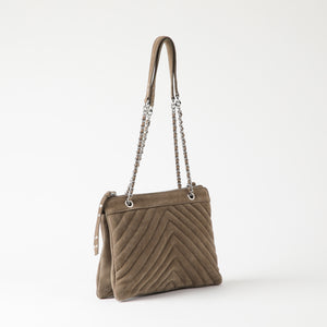 Cartera Cuero Cruzada Roma Olive