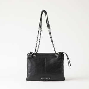 Cartera Cuero Cruzada Roma Black