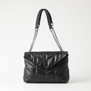 Cartera Cuero Hombro Paris Black