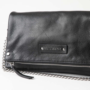 Cartera Cuero Cruzada Amsterdam Black Basic