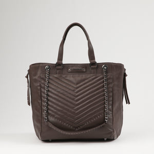 Cartera Cuero Hombro Praga Brown