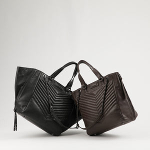 Cartera Cuero Hombro Praga Brown