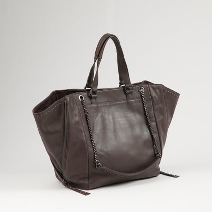 Cartera Cuero Hombro Praga Brown