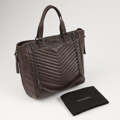 Cartera Cuero Hombro Praga Brown