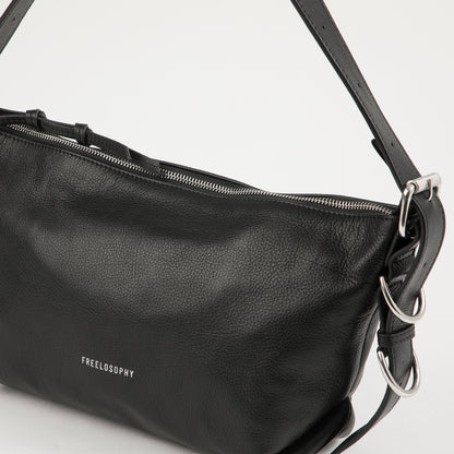 Cartera Cuero Hombro Dubai Black