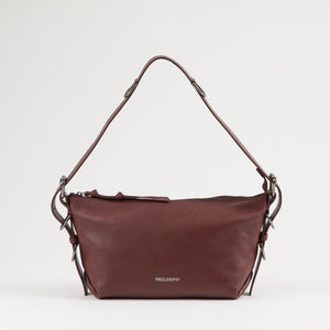 Cartera Cuero Hombro Dubai Burgundy