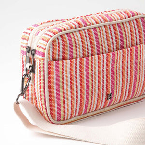 Cartera Bandolera Dilar Tejida Rosa Humana