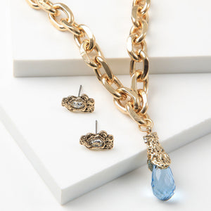 Set De Collar Cloe Dorado Tatienne