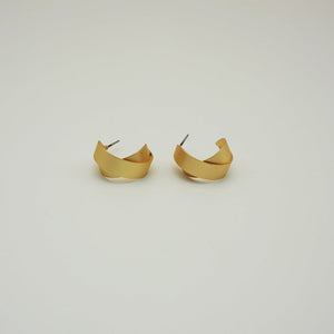 Aros Argollas Doradas Natural Mystic Lemon Drop Tatienne