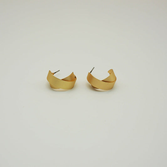 Aros Argollas Doradas Natural Mystic Lemon Drop Tatienne