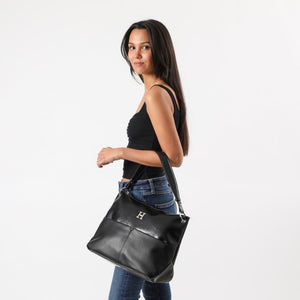 Cartera Hombro Patty Negra Humana