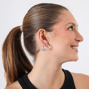 Set de 4 argollas Kalea Plateado ID