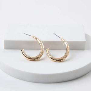 Aros Argolla Rafina Dorado Humana