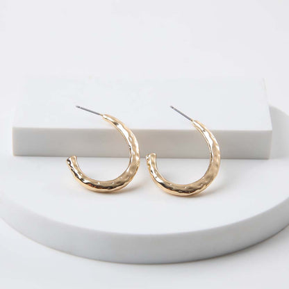 Aros Argolla Rafina Dorado Humana