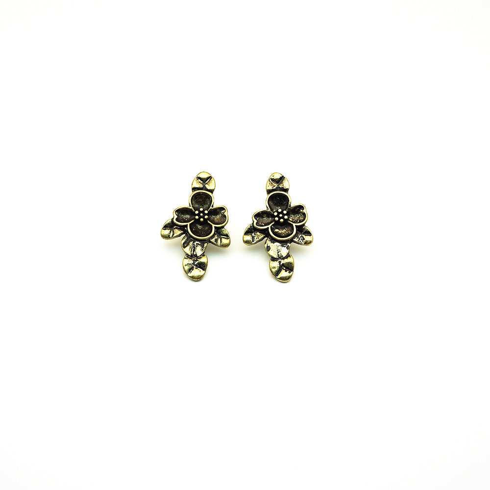 Aros Tatienne Flor Dorada