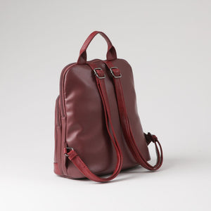 Mochila Asia Ecocuero Burdeo Humana