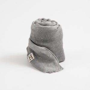 Pañuelo Estampado Edgar Brillos Gris Humana