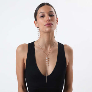 Collar Corto Perla Dorado i-D