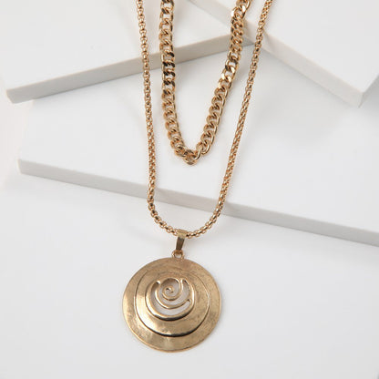 Collar Corto Sol Dorado I-D