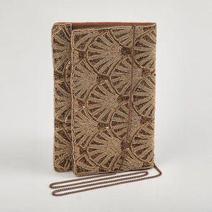Cartera Clutch Billie Dorado Humana