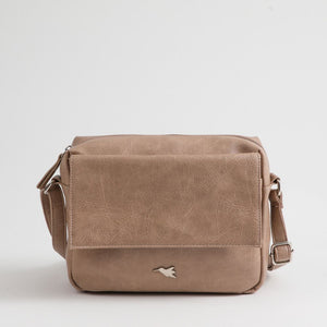 Cartera Bandolera Fiyi Ecocuero Beige Tatienne