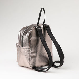 Cartera Mochila Merida Plateado  i-D