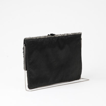 Cartera Clutch Carli Plateado Humana