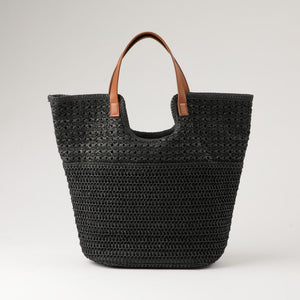 Cartera Playa Hawai Negro Tatienne