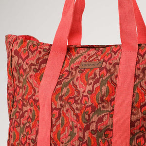 Cartera Capri Canvas Print Rojo Tatienne