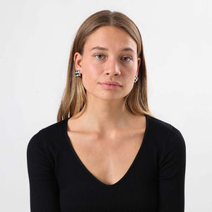 Aros Pegado Agustina Negro i-D