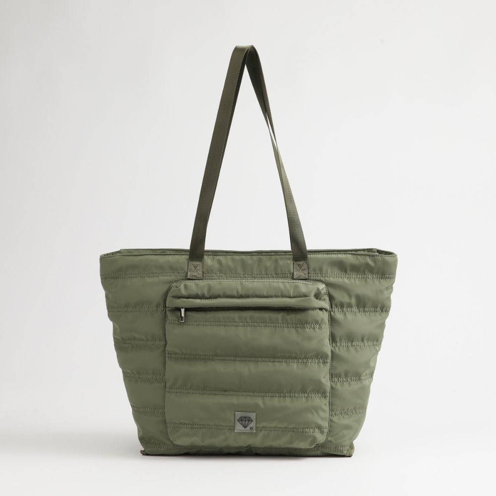 Cartera Tote Oviedo Nylon Verde ID