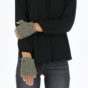 Guante Zigzag Verde Tatienne